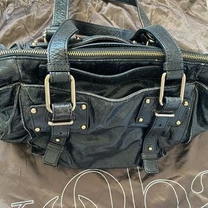KOOBA distressed black purse